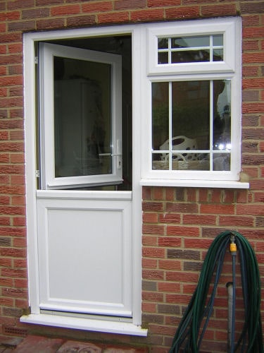 PVCu residential door