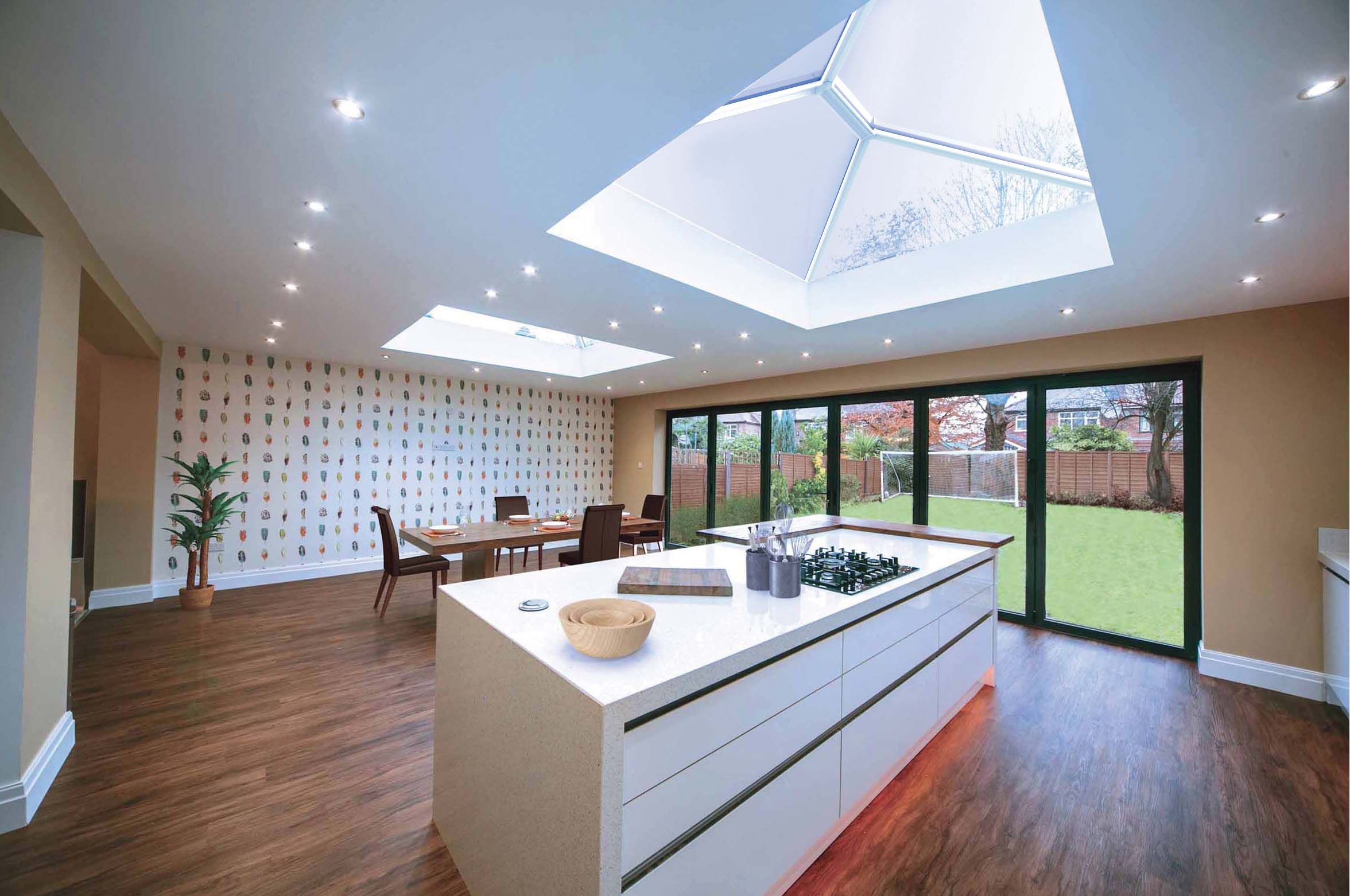 Wendland Lantern Roof — kitchen extension focal point